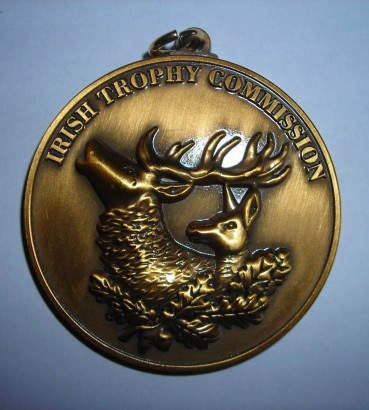 Whitetail Deer Brass Medallion